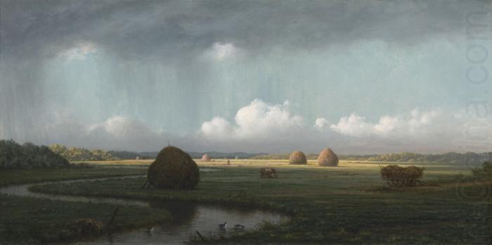 Sudden Showers, Newbury Marshes, Martin Johnson Heade